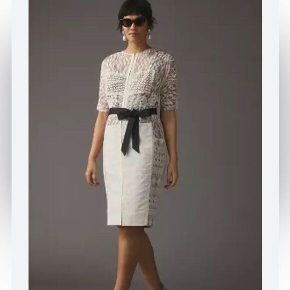 Anthropologie x Byron Lars Carissima Sheath Dress/size 16 - Picture 1 of 11